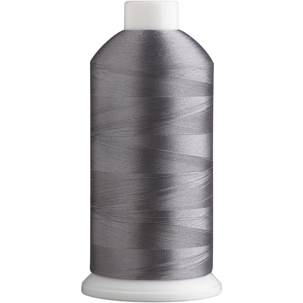 Superpunch SuperB Embroidery Thread 40wt, 5000 m Cone, Dark Gray 8010