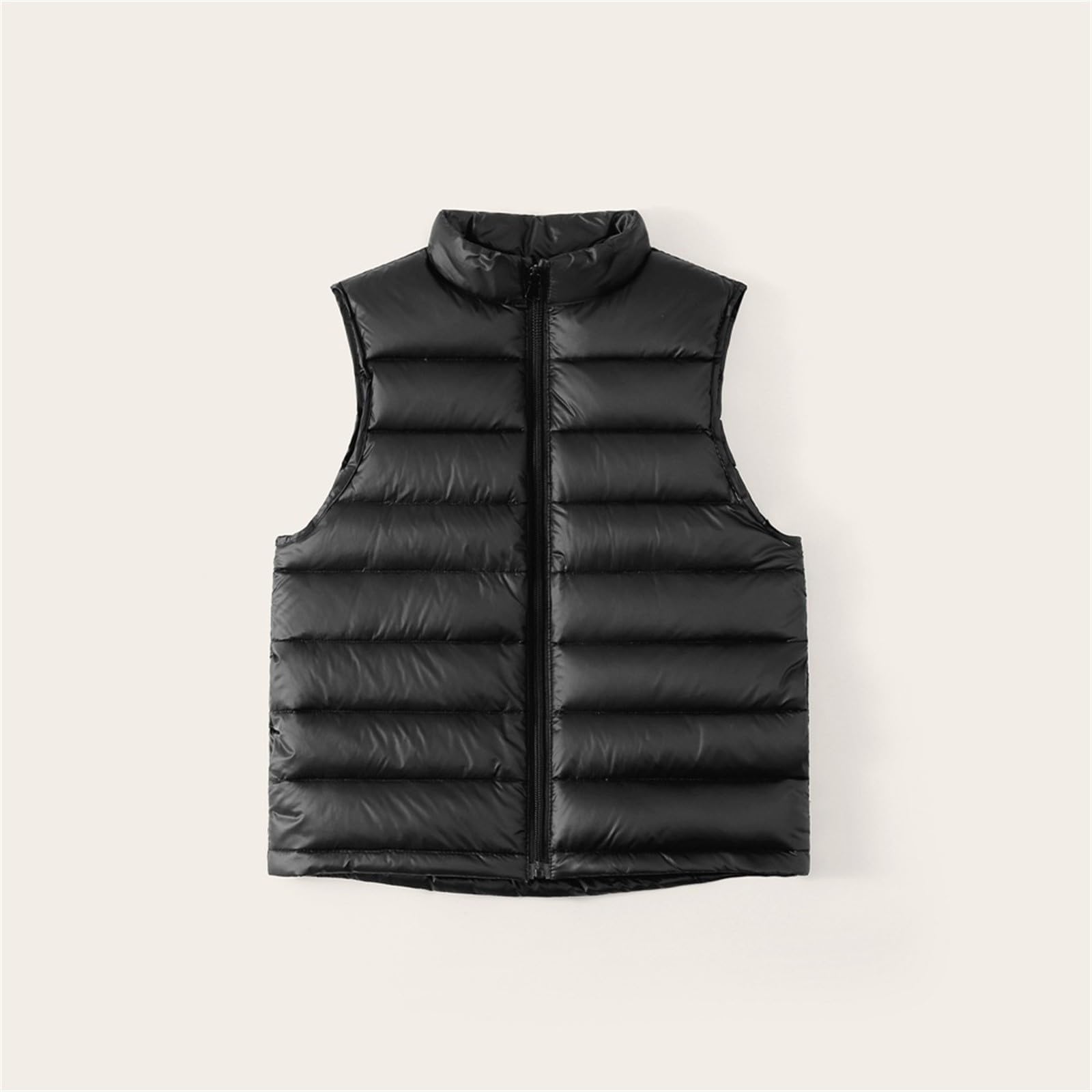 Gilet trapuntato per bambini caldo antivento invernale con cappuccio