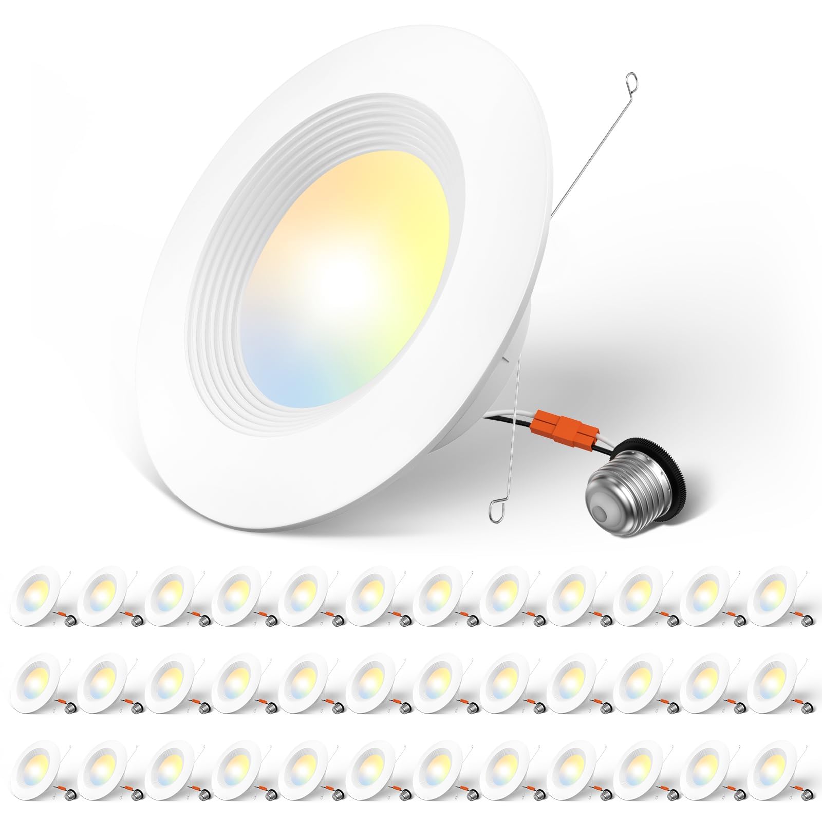 Amico 5/6 inch 5CCT LED Recessed Lighting 36 Pack - recessed lighting | Mubboo