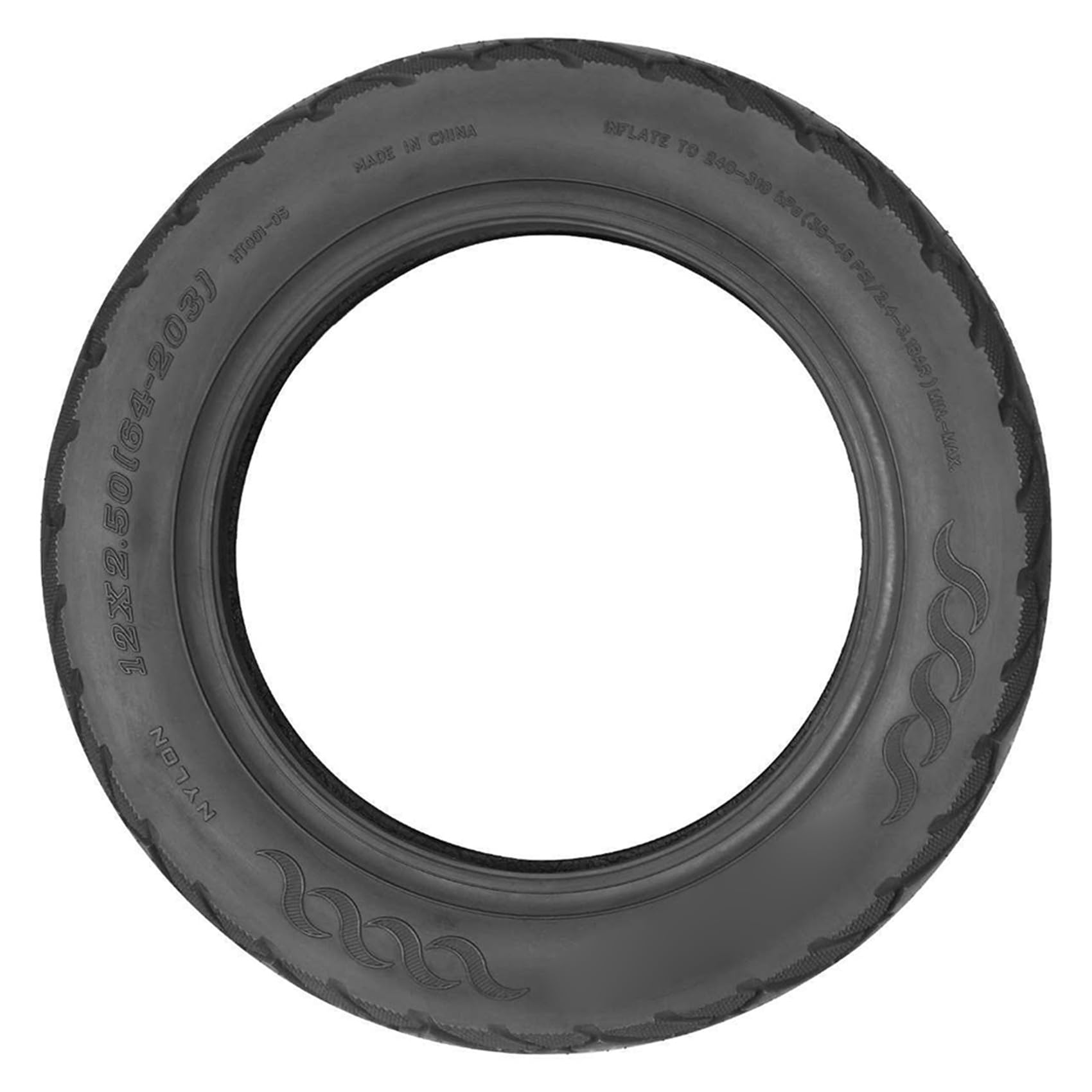 3szt. 12x2,50(64-203) Opona Szosowa Opona do Roweru Elektrycznego Rowerek Biegowy 12-Calowa Gruba Opona Szosowa