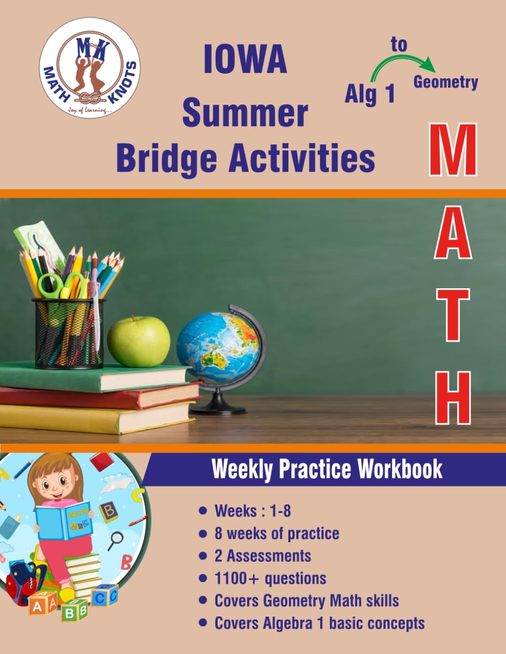 Algebra 1 to Geometry : IOWA Summer Math Bridge Activities