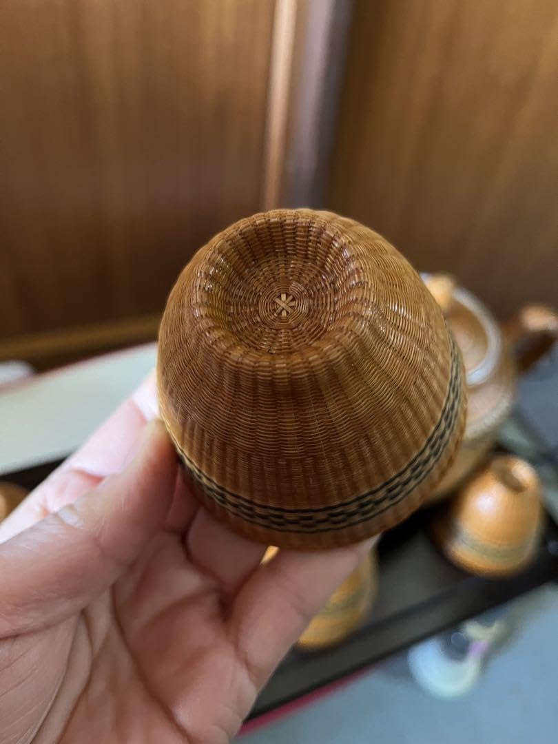 Amazon.co.jp: アンティーク 茶器セット 煎茶道具 中国茶器 竹細工 