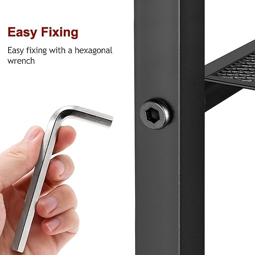 Miniatura 8 de habgp Zapatero para entrada, organizador de zapatos de 5 niveles para armario, con capacidad para 16-20 pares de zapatos, almacenamiento de zapatos