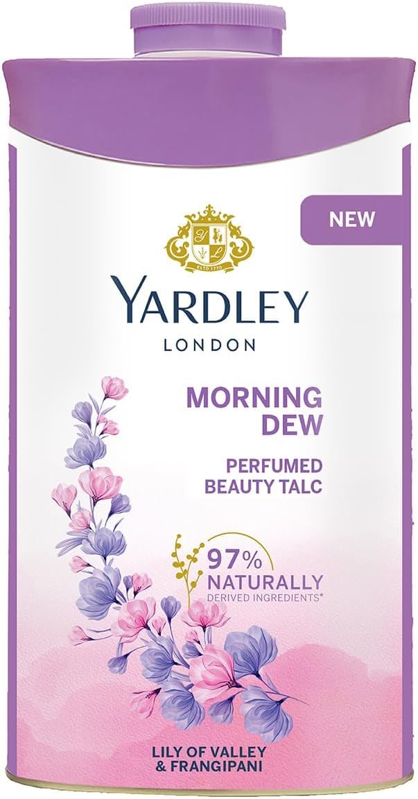 London Morning Dew Perfumed Talc for Women, 250g