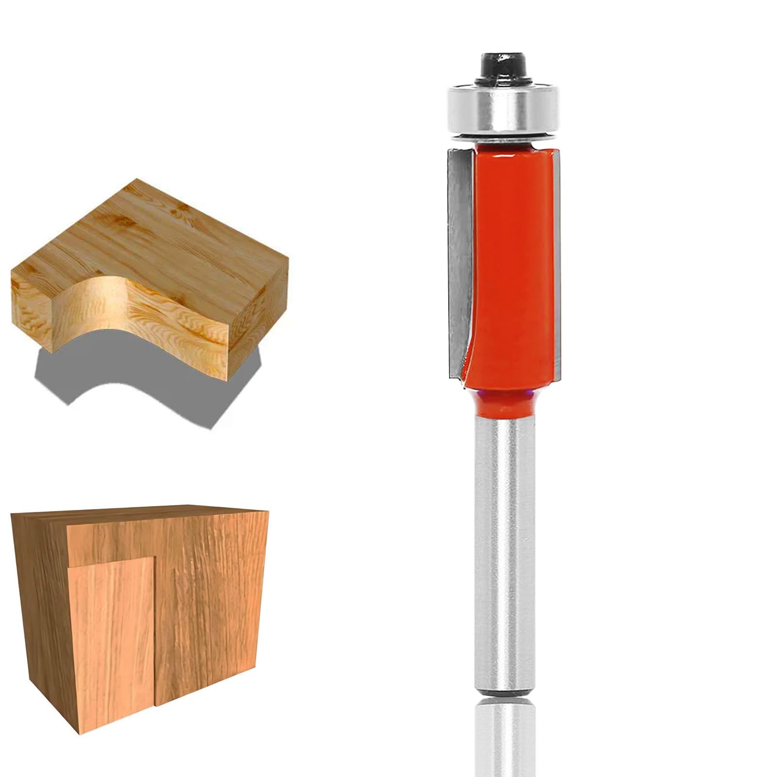 Akylin Router Bit Set Akylin Extra Long Flush Trim Router Bits - 1/2 ...