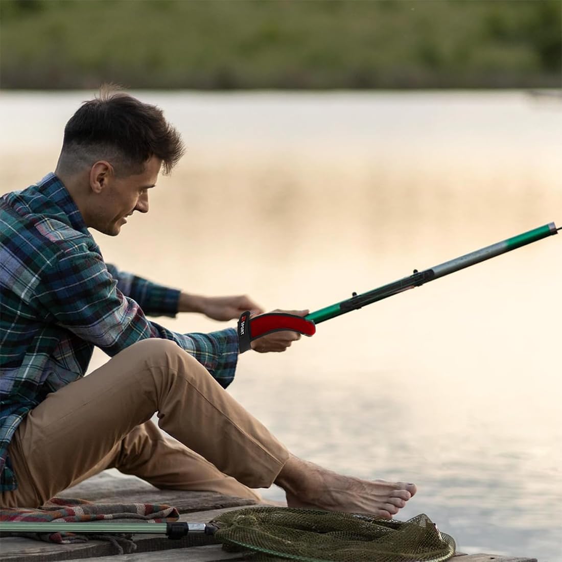 Guantes de Pesca Elásticos Profesionales de Un Dedo Antideslizante - 3 Piezas