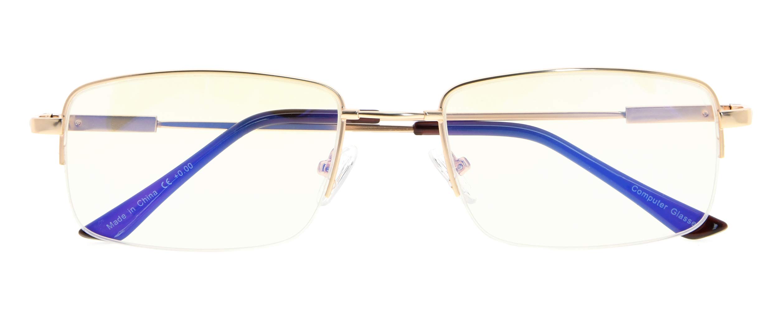 Flexable Blue Light Filtering Glasses Titanium Computer Eyeglasses Men Reading