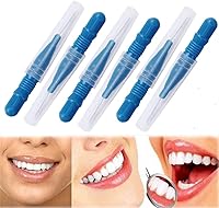 Vista 5 de 50pcs Cepillo Interdental Suave Dientes Púas Dentales Hilo Hilo Hilo Inoxidable Recarga Flosser Palillo De Dientes Limpiadores Herramienta De