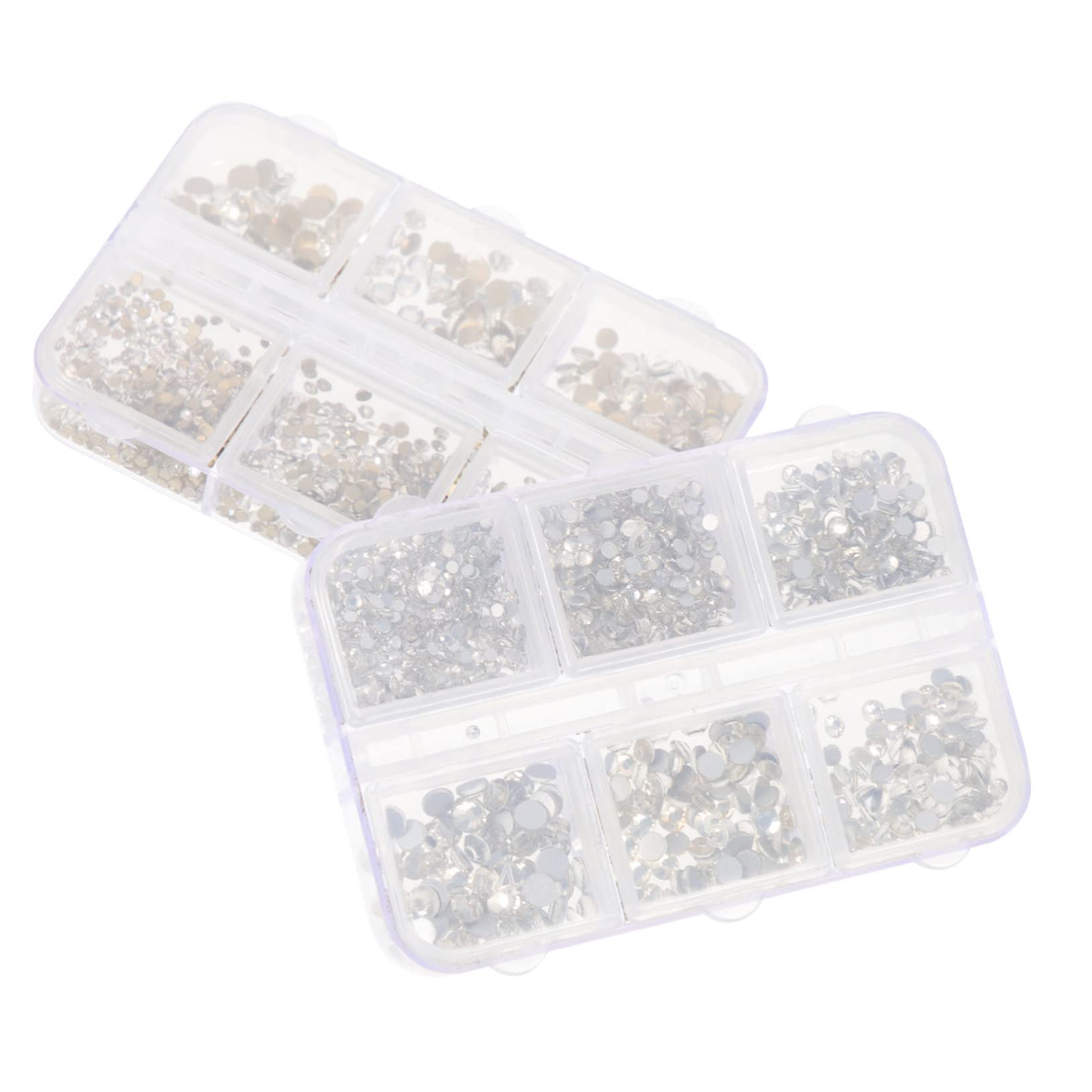 4 Set Decorazioni Per Unghie Con Accessori Per Nail Art Diy Per Unghie Naturali E Falsi Per Creazioni E Te 2 Scatole*4