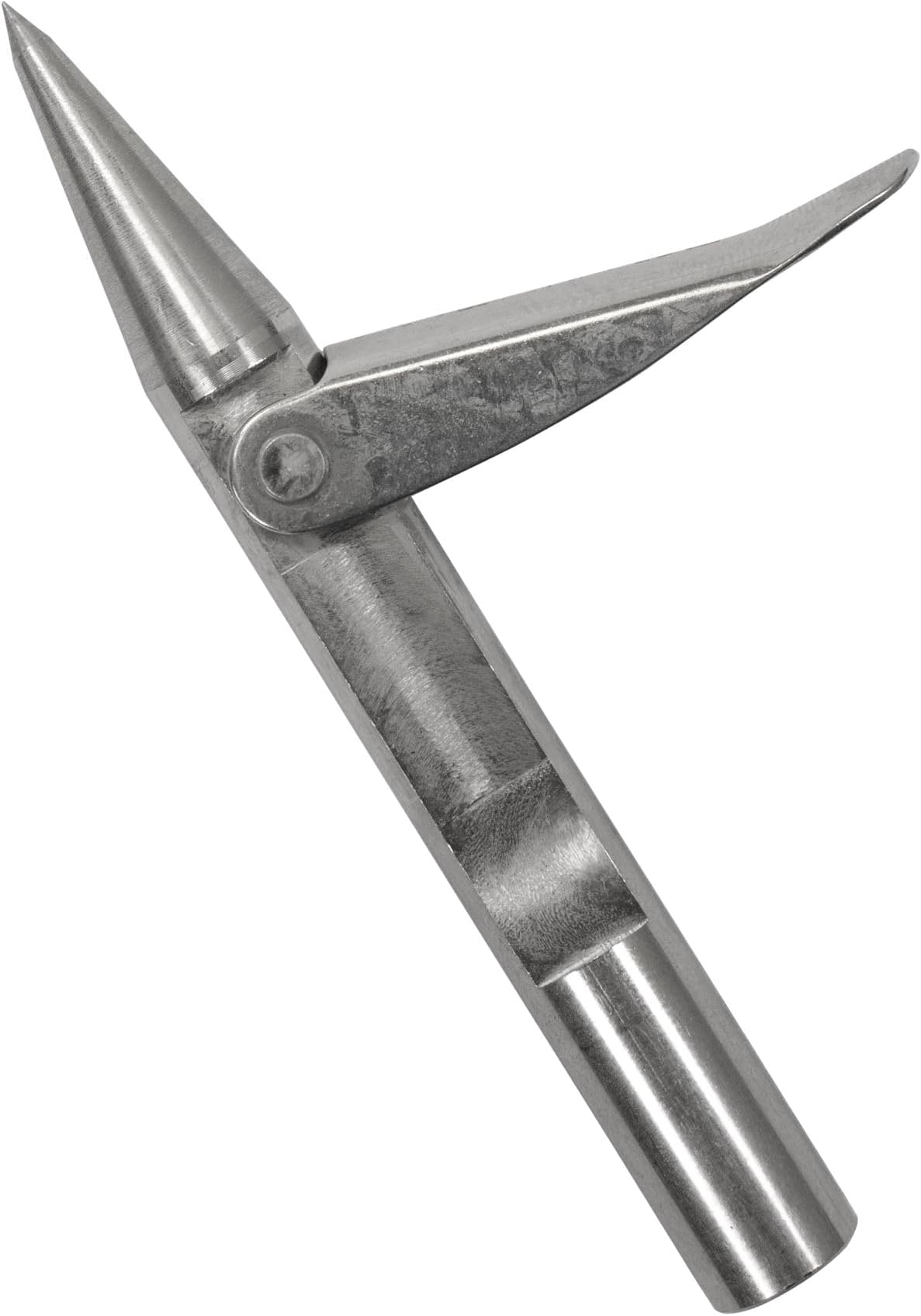 Scuba Choice Palantic 3" Spearfishing Speargun Tip – 6mm Thread Compatible with JBL Spearguns, Stainless Steel Rockpoint with Single Wing Barb for Ice Fishing, Cold-Water Precision Hunting Gear