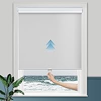 Vista 20 de Persilux Persianas enrollables sin cordón, 100 % opacas, con aislamiento térmico, persianas de ahorro de energía para ventanas y oficina