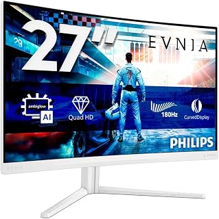Philips Evnia 27M2C5501-27 Zoll Quad – Platz 4 im Vergleich: Bester Curved monitor