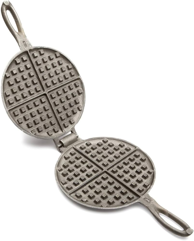ROME OLD FASHIONED WAFFLE IRON ローム Amazon.com: Rome's #1100 Old Fashioned Waffle Iron, Cast Iron
