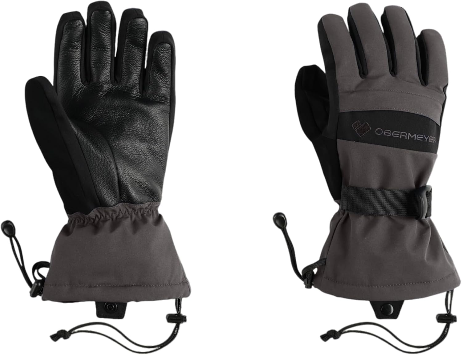 Obermeyer Mens Regulator Insulated Ski Gloves, Waterproof with HydroBlock Pro for Skiing and Snowboarding