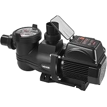 VEVOR Variable Speed Pool Pump 2 HP AC 220-240V 145 GPM In/Above Pool Pump