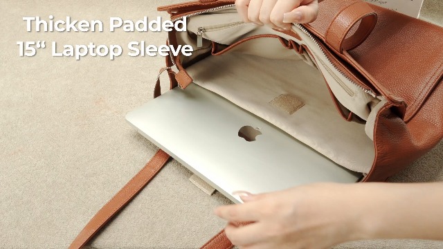 Bolso Tote de Cuero para Mujer miniatura 7