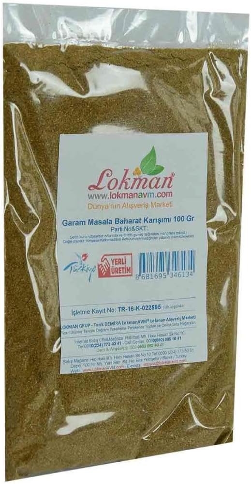Lokman Garam Masala Baharat Karışımı 100 G