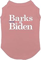 Vista 5 de Barks for Biden - Camisa para perro con elección President 2020 (azul rey, talla XL)