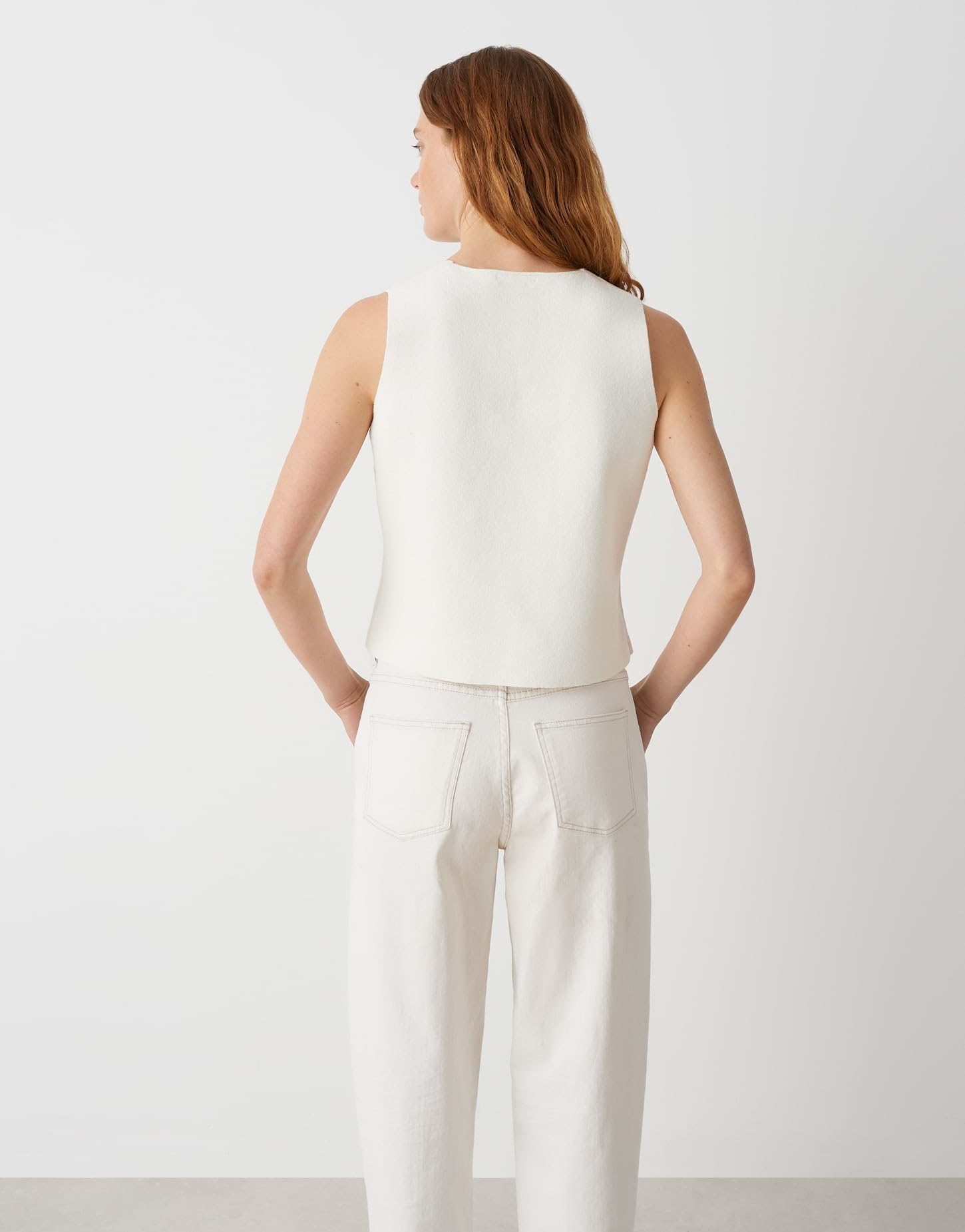 OPUS Damen Weste | Anzugweste DIFORA Slim aus Milano Strick