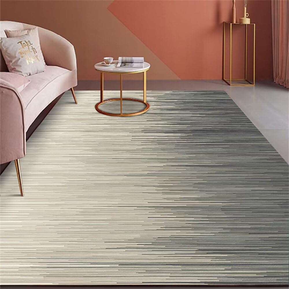 Tapis d'entrée gris 50X80CM antidérapant lavable pour couloir et terrasse