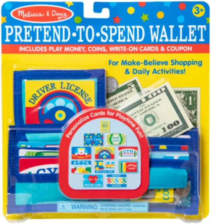 Melissa & Doug Pretend Shopping Wallet