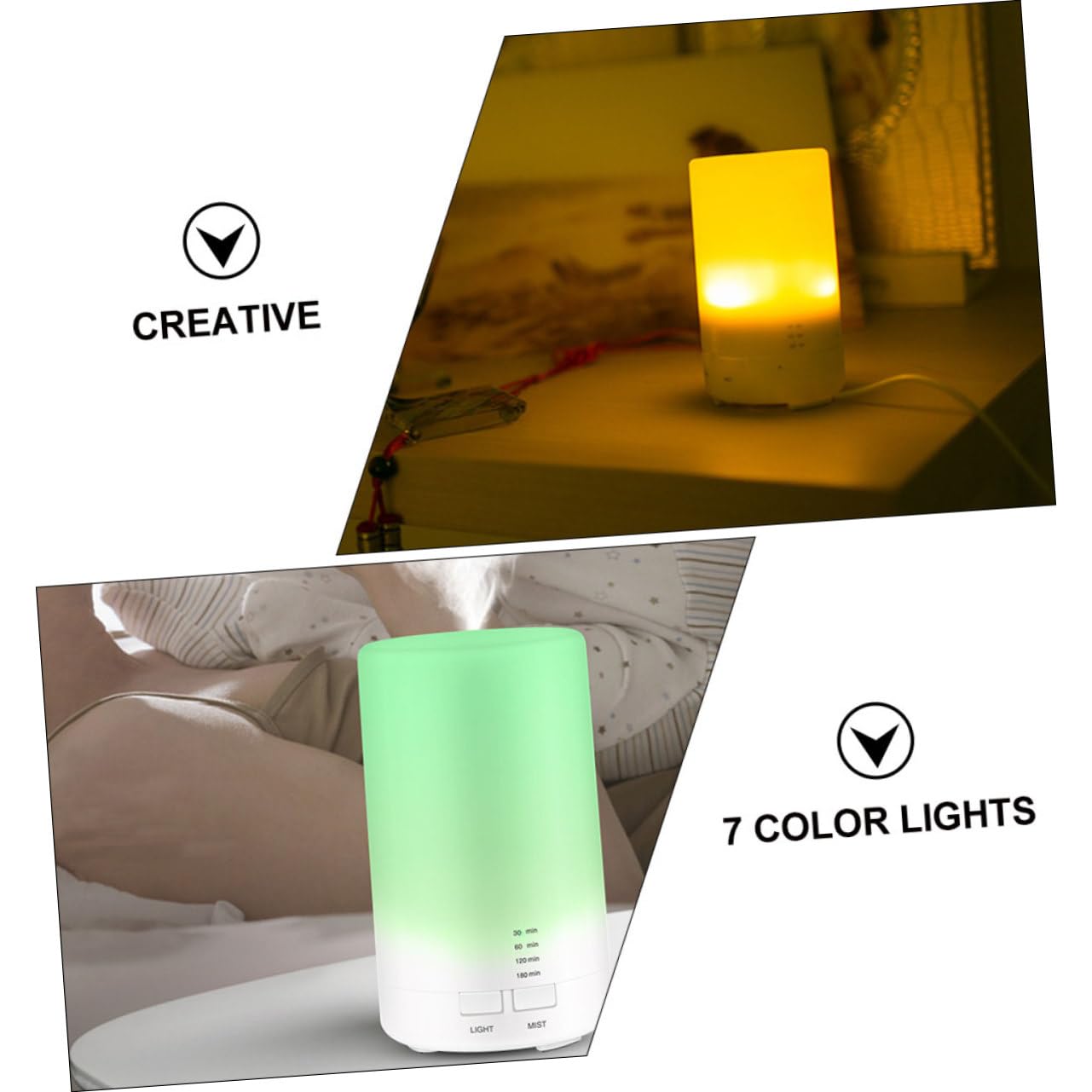 Difusor De Aroma Hogar 70 Ml USB Silencioso Multicolor, Humidificador De Aromaterapia Compacto 5v, Adecuado para Oficina y Relajación
