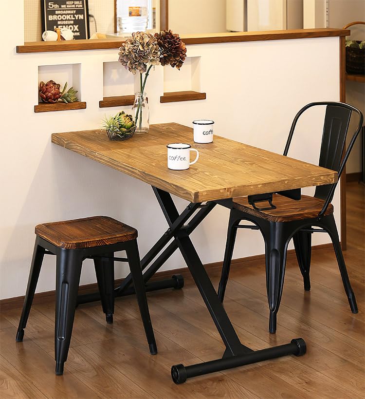 リフティングテーブル 無垢材 昇降テーブル 折りたたみ 高さ調節 机 リフティングテーブル 無垢材 昇降テーブル 折りたたみ 高さ調節