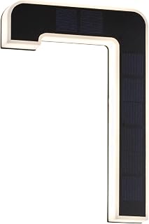 Paulmann 79848 LED Solar Hausnummer 7 IP44 Warmweiß Akku wechselbar Solarleuchte, Solarlampe Kunststoff 3000 K, Schwarz, Incl. 1x0,2 Watt - Einheitsgröße