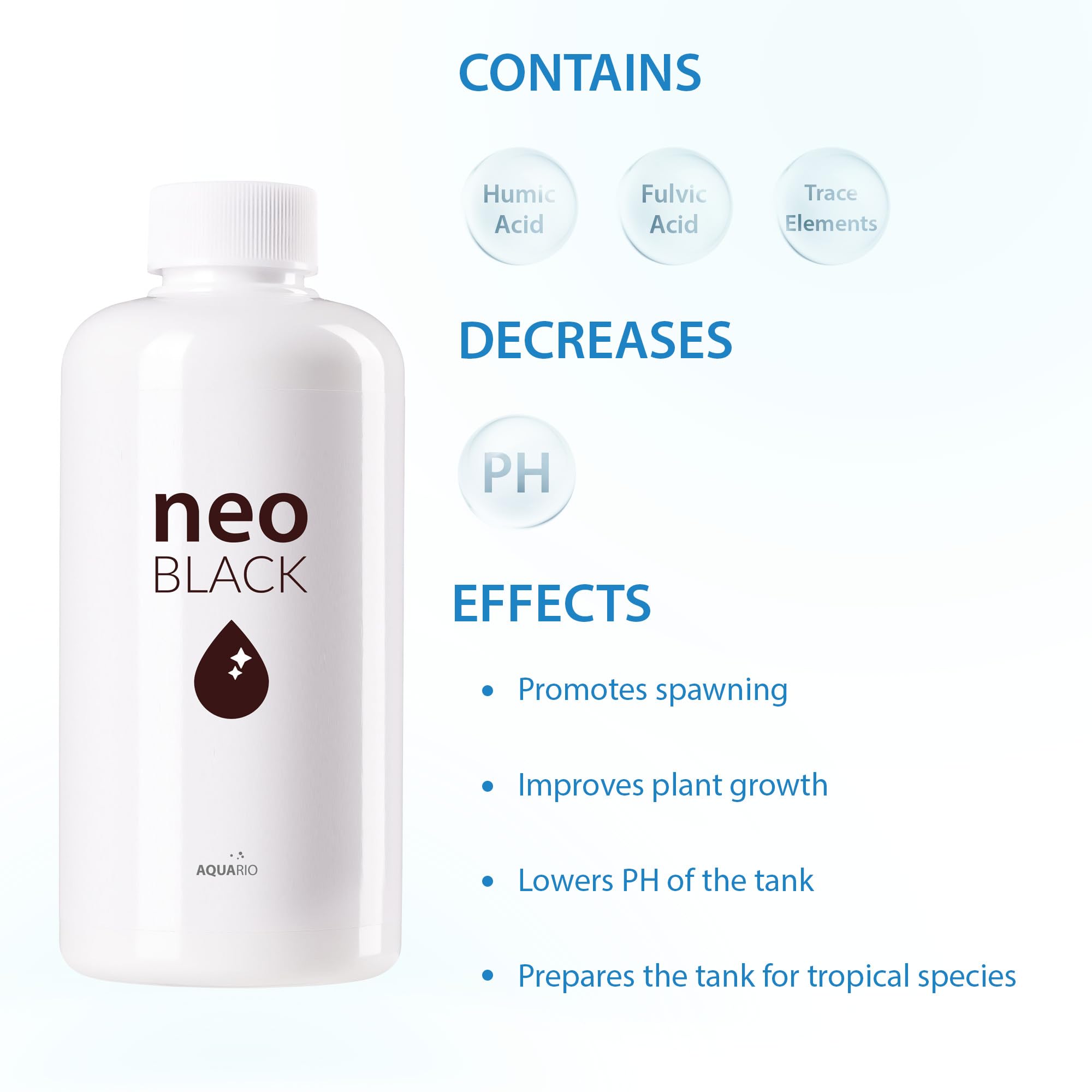 Amazon.com : Aquario Neo Black - Blackwater Aquarium Conditioner