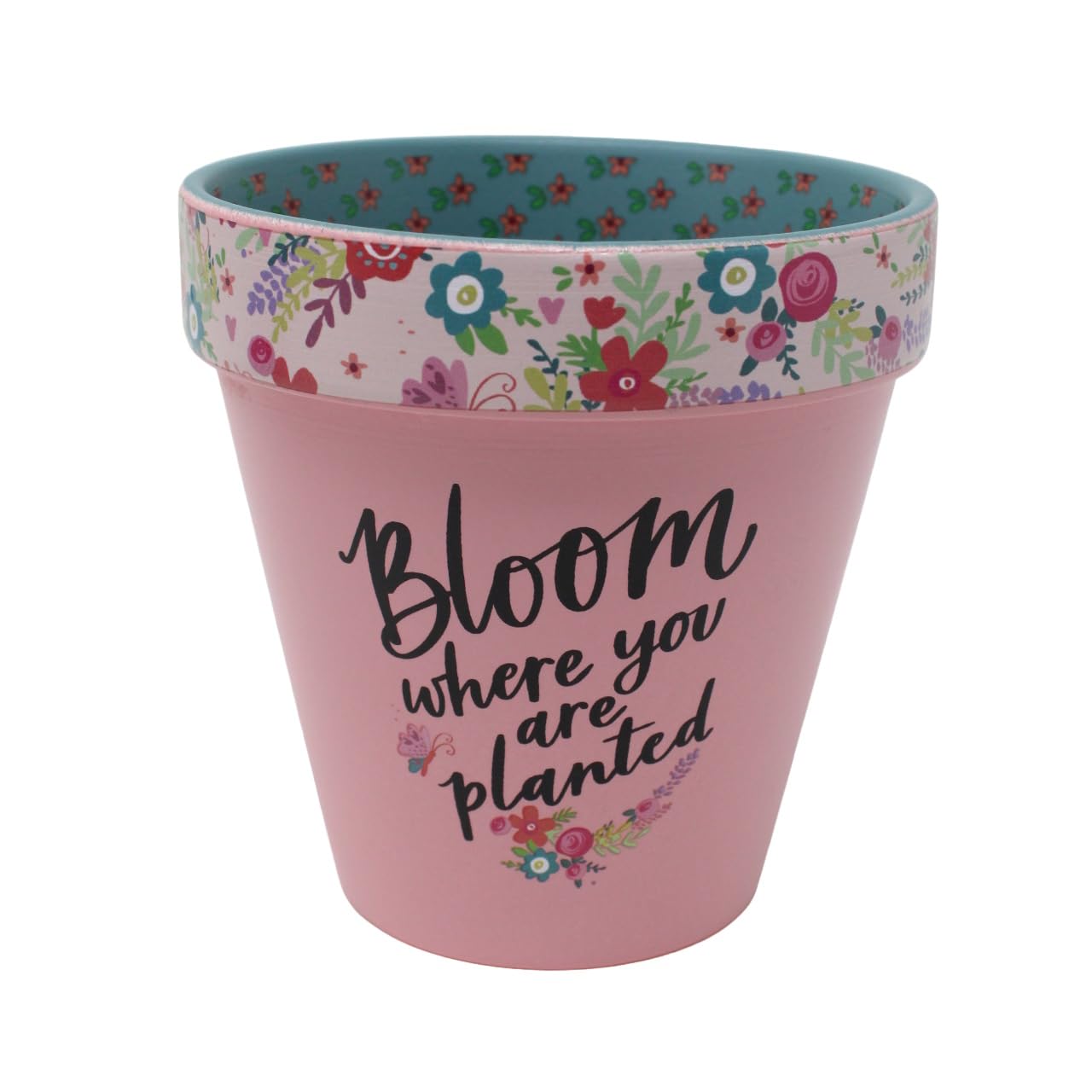 Love Plants Pot Bloom Where You Are Planted from B&Q