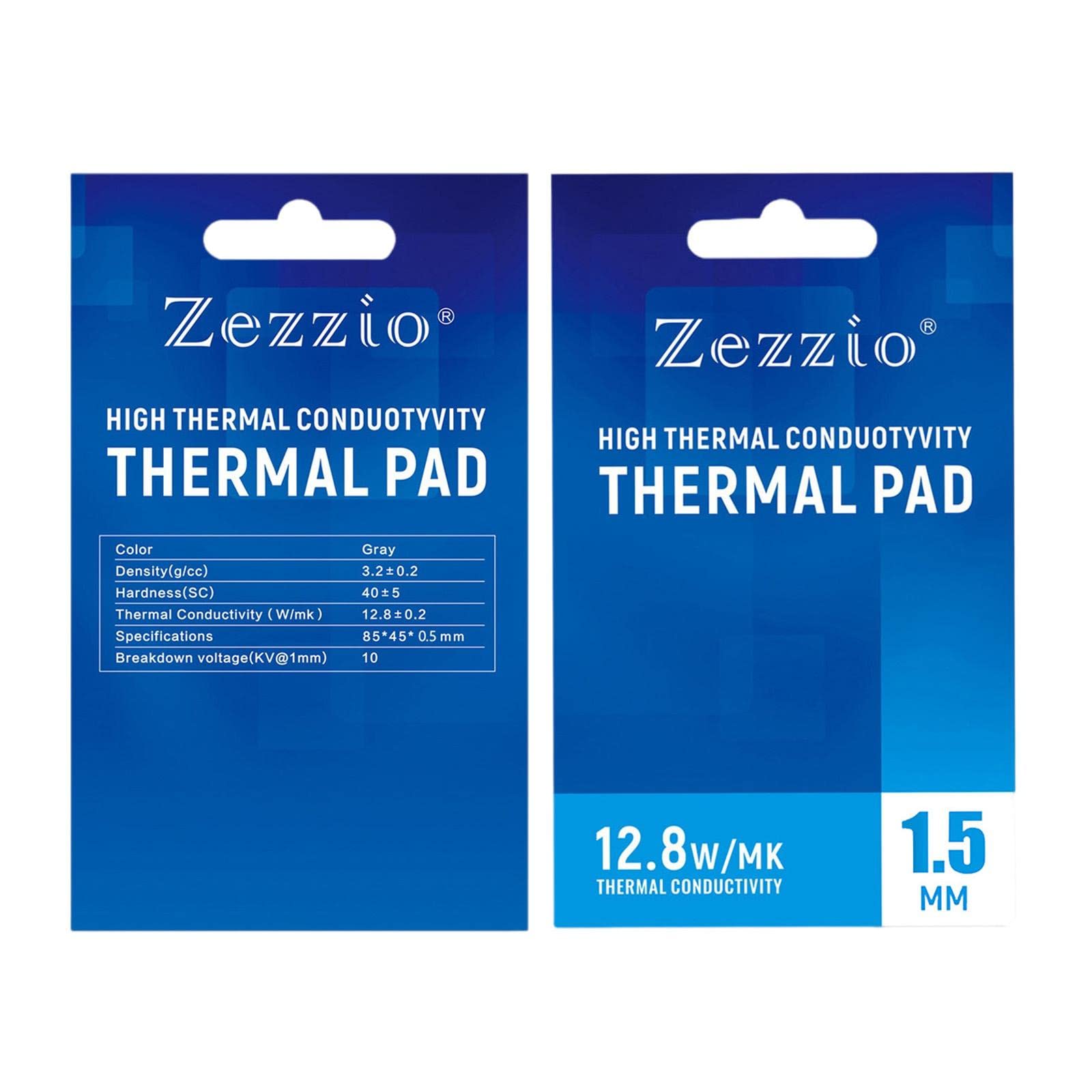 MAXBELL Silicone Thermal Pad 12.8 W/mK Heat Resistance Simple for PC Laptop Heatsink 1.5mm