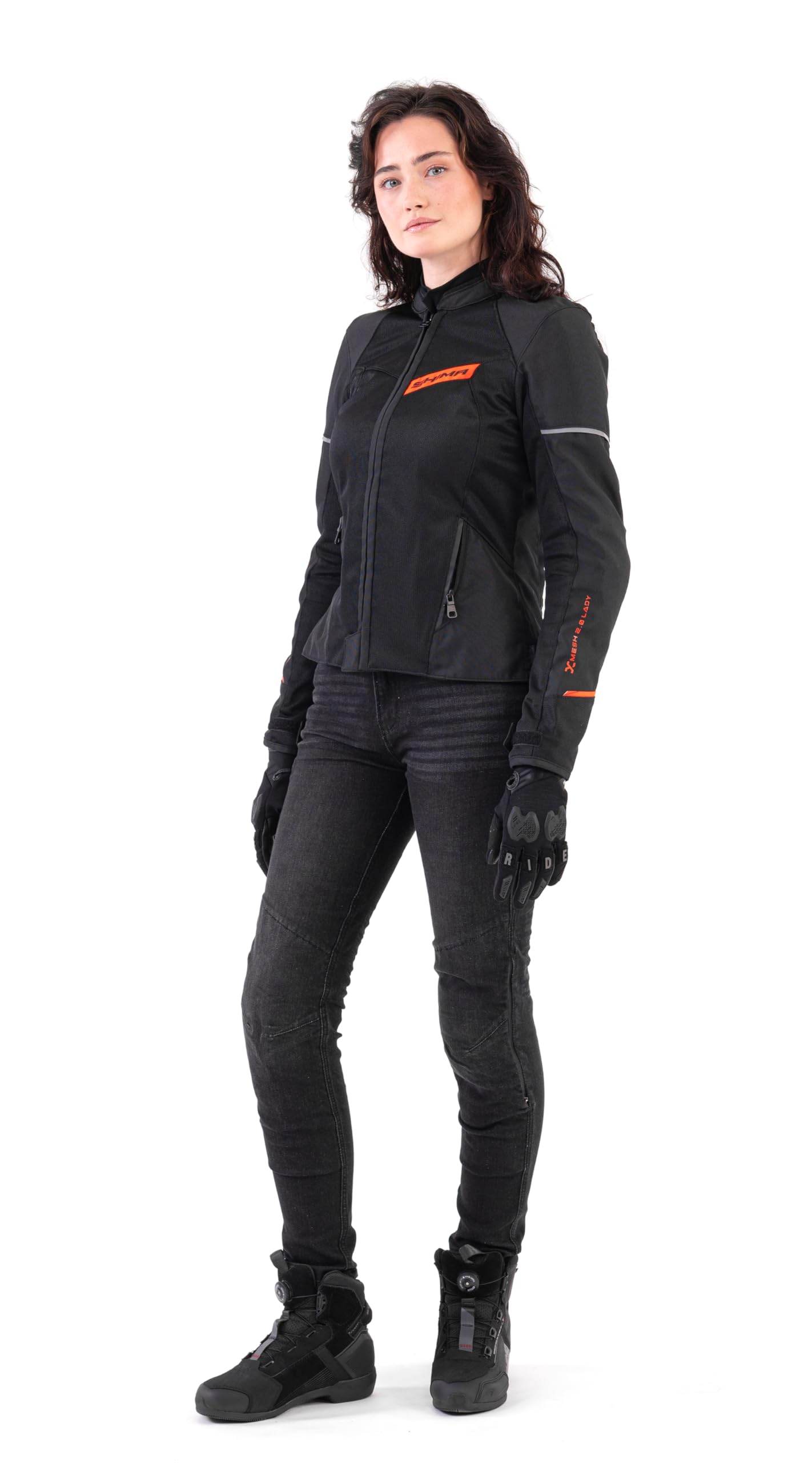 SHIMA X-Mesh Motorrad Jacke mit Protektoren Damen und Herren AirForce Rückenprotektor Motorradjacke Sommer Wasserdicht