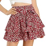 falda plisada corta roja Ocasión: fin de semana, informal, citas, playa, etc.