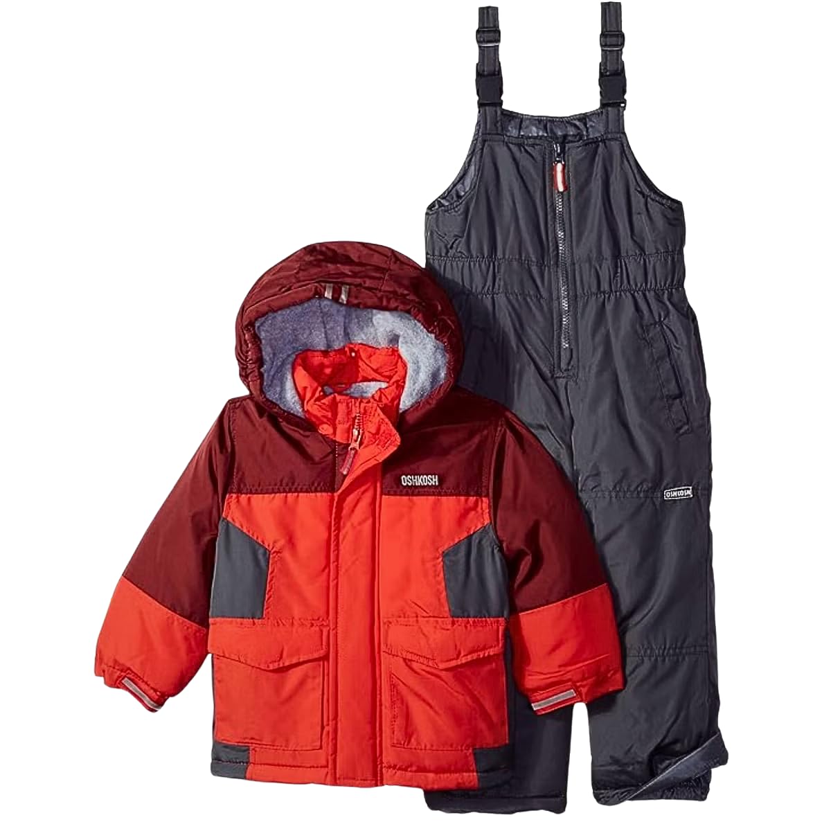 OshKosh B'Gosh Kurtka z puchem alternatywnym Chłopcy Ski Jacket and Snowbib Snowsuit Set