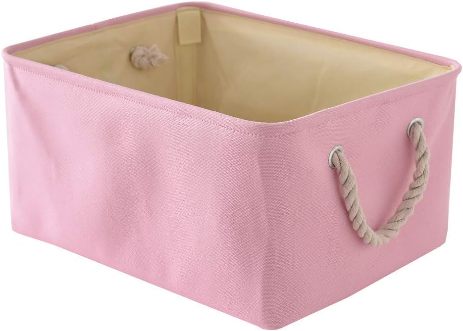 TheWarmHome Decorative Basket Fabric Storage Basket Bin