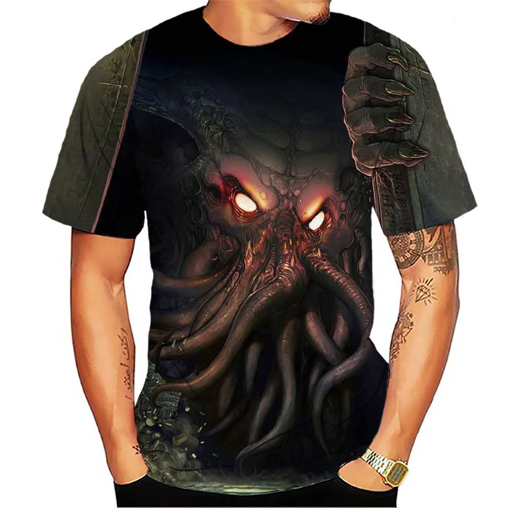 DUODUOMens Graphic Tees-Novelty Graphic T Shirts with Cool Designs