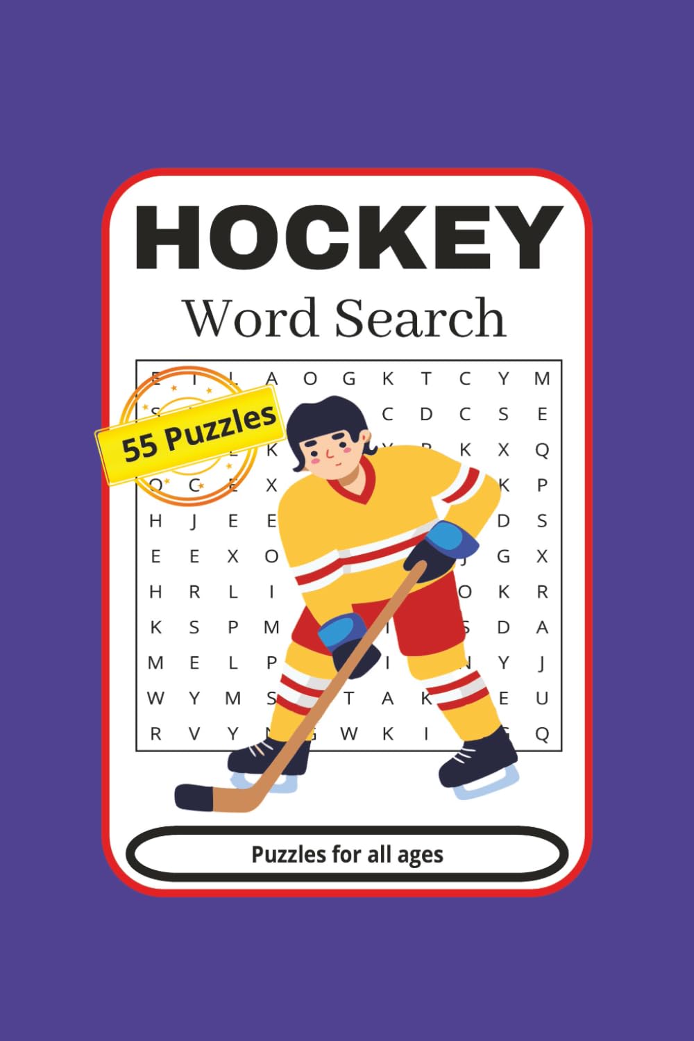 Hockey Word Search Book: A Fun and Relaxing Hockey Themed Word Find Puzzle Book For All ages