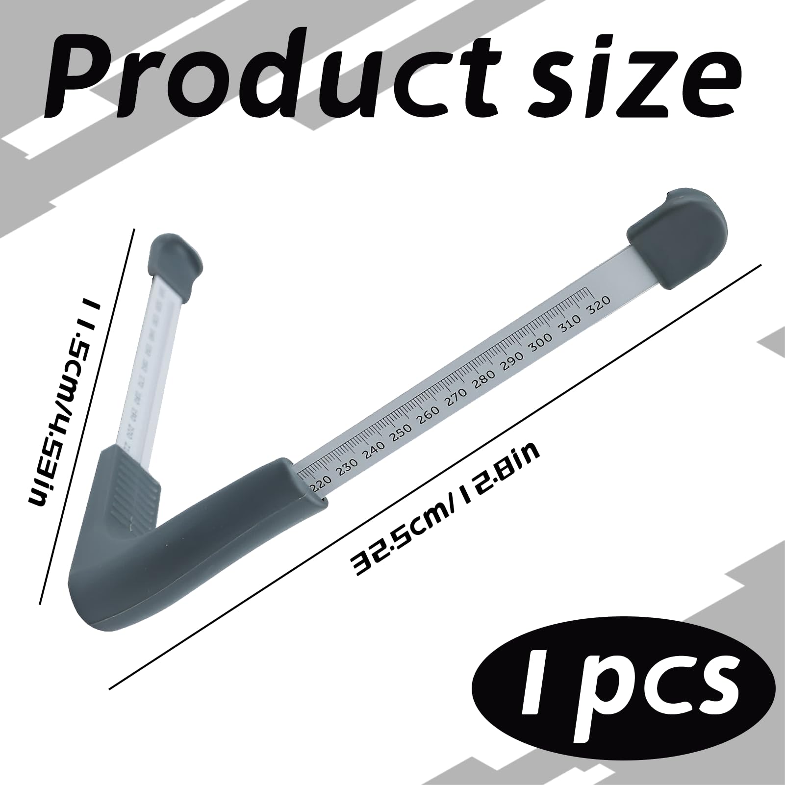 Appareil de mesure des pieds de 110 à 320 mm - Pour enfants et adultes - Avec 12 pointures - Pour enfants et adultes