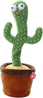 Brinquedo fofo em forma de cacto dançante wastreake, 32 cm, brinquedo para presente de cacto dançante, cacto eletrônico dançante para crianças, 3 músicas
