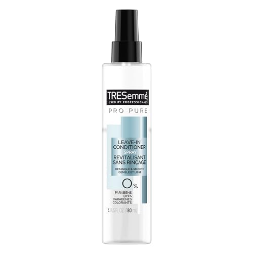 TRESemme Conditioner, Leave-In Hair Detangler Spray for Women & Men - Pro Pure Detangle & Smooth Sulfate-Free Conditioner for Dry, Damaged Hair Care, Cruelty-Free, 6.1 Fl Oz 