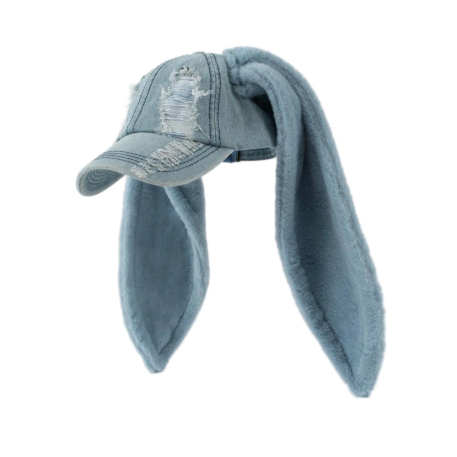 Womens Baseball Cap with Long Rabbit Ear Sun Cap for Running Cosplay Outdoor| Streetwear | Aesthetic | Casual-image-6