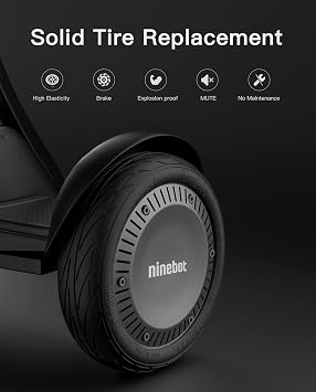 stio Comfort Tire for Electric GoKart Pro and Gokart Bundle Rear Tire Kit, Compatible with Ninebot by Segway S-MAX Self Balance Scooter,Gokart(with Ninebot S Max),Go kart PRO Tyre Original Accessories