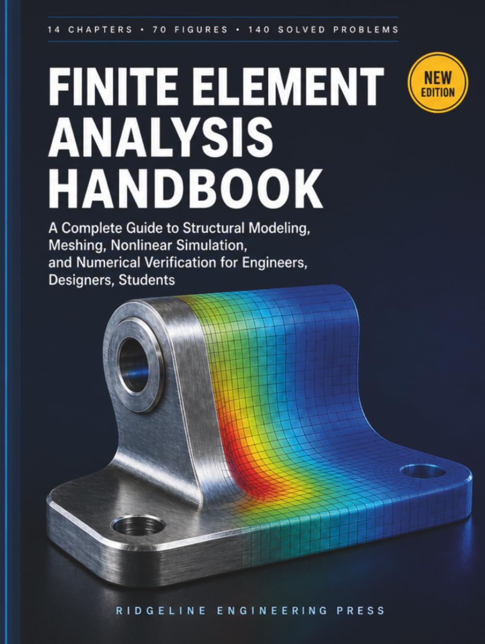 Finite Element Analysis Handbook: A Complete Guide to Structural Modeling, Meshing, Nonlinear Simulation, and Numerical Verification for Engineers, Designers, Students