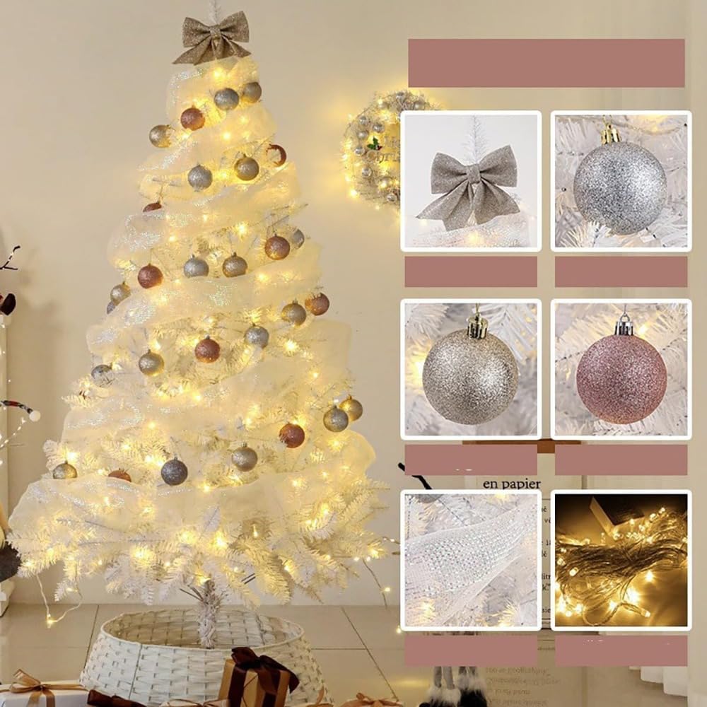 Amazon | ]クリスマスツリー 180cm 高濃密度 LED飾りライト付き