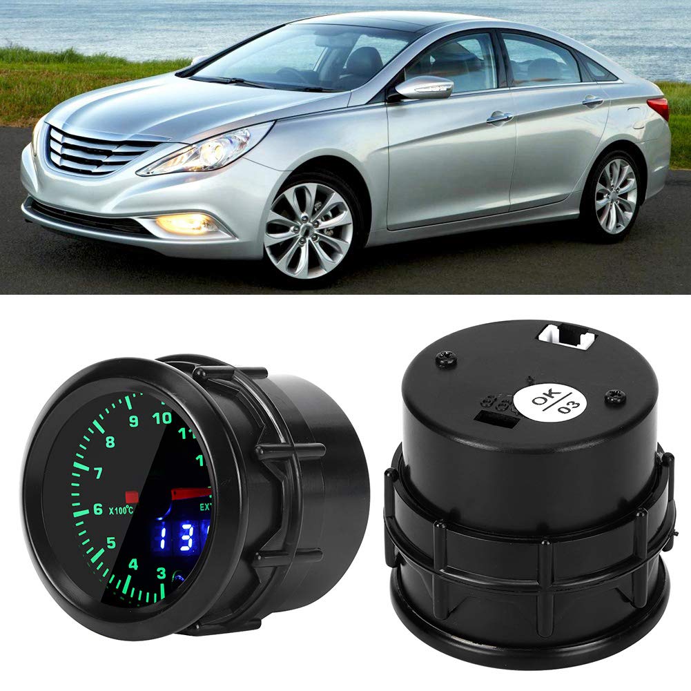 Auto 2in temperatura di scarico EGT indicatore contatore puntatore display LED digitale Kit contatore universale