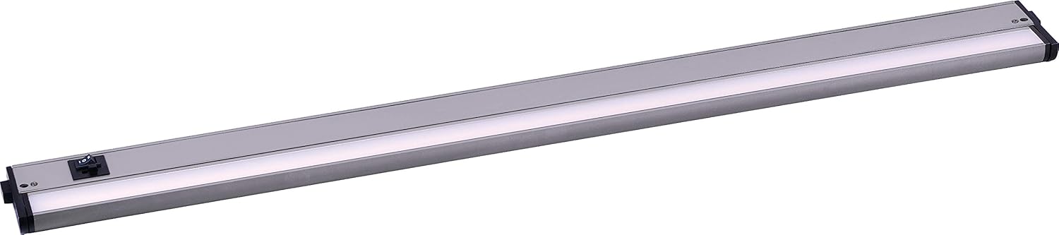 Maxim 89897SN CounterMax MX-L-120-3K Energy Star JA8 Compliant Under Cabinet LED Light, 1-Light 20 Watt, 36"L x 4"W, Adjustable Color Temperature, Dimmable, Satin Nickel
