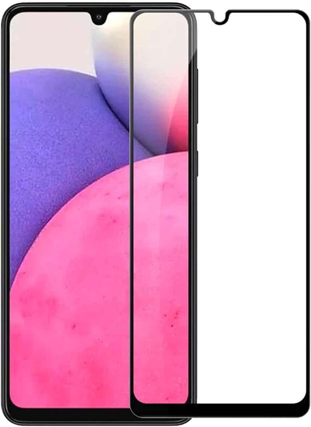 EMODIL Samsung Galaxy A33 5G / M32 / M22 / A22 / F22 / A32 / A31 Screen Protector Tempered Glass Full Glue Edge-to-Edge Protector for Samsung Galaxy A33 5G / M32 / M22 / A22 / F22 / A32 / A31 ®