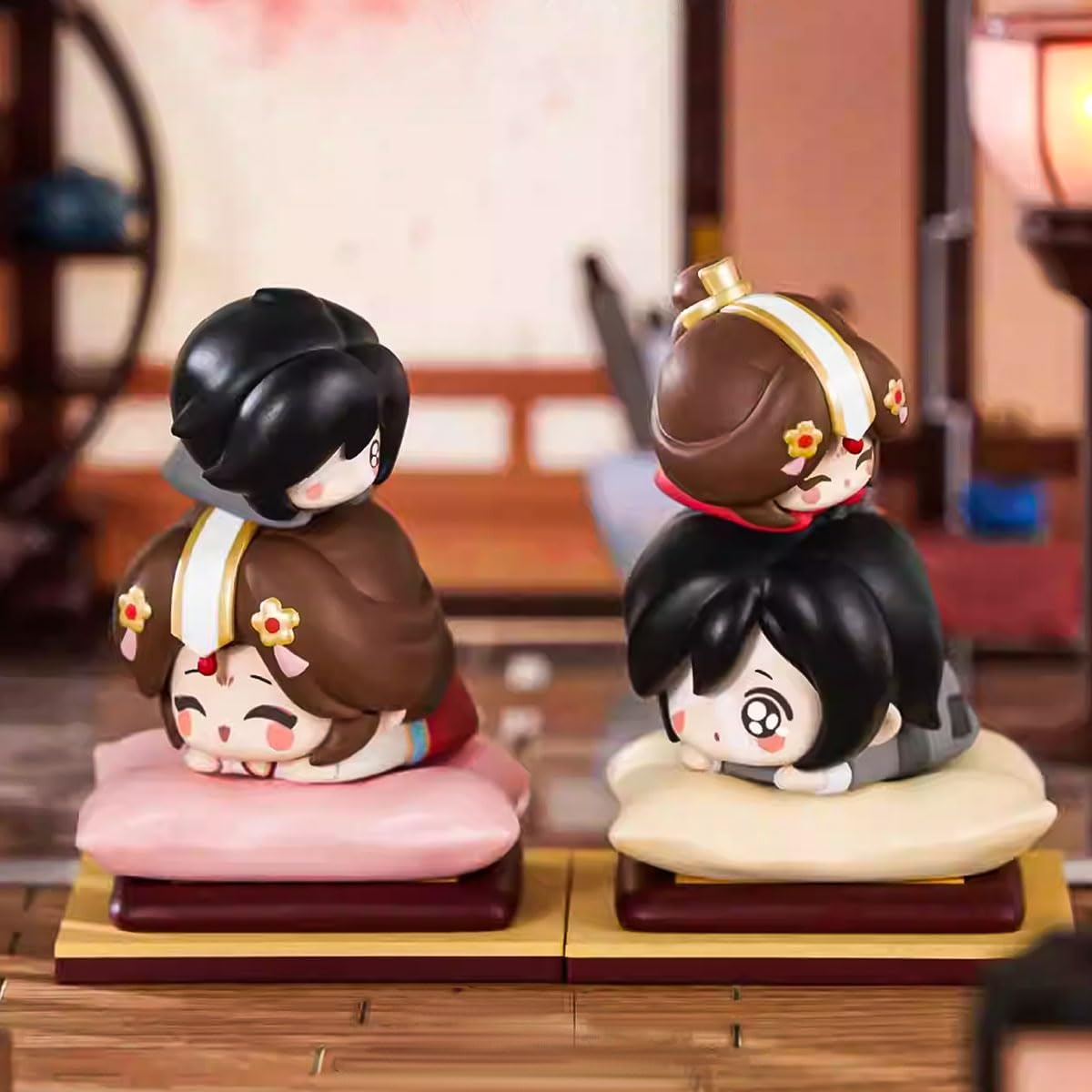 Heaven Official Blessing Blind Box“Mini Lying Down”Hua Cheng Xie Lian Chibi Figure Anime Gift (One Set)