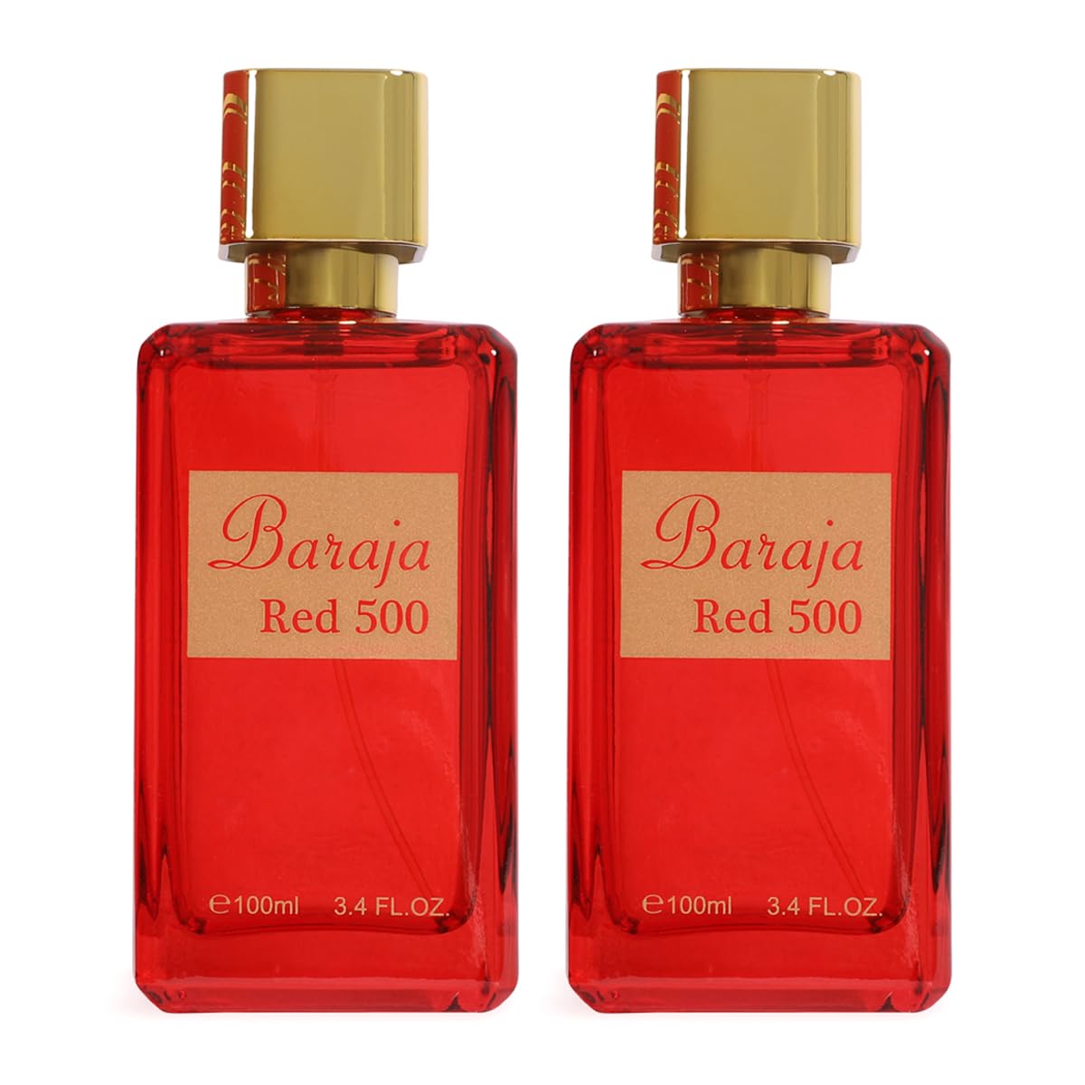 Baraja Red 500 Women’s Perfume Eau de Parfum Spicy Amber Woody 100ML 3.4 FL Oz (2, 100 ml)