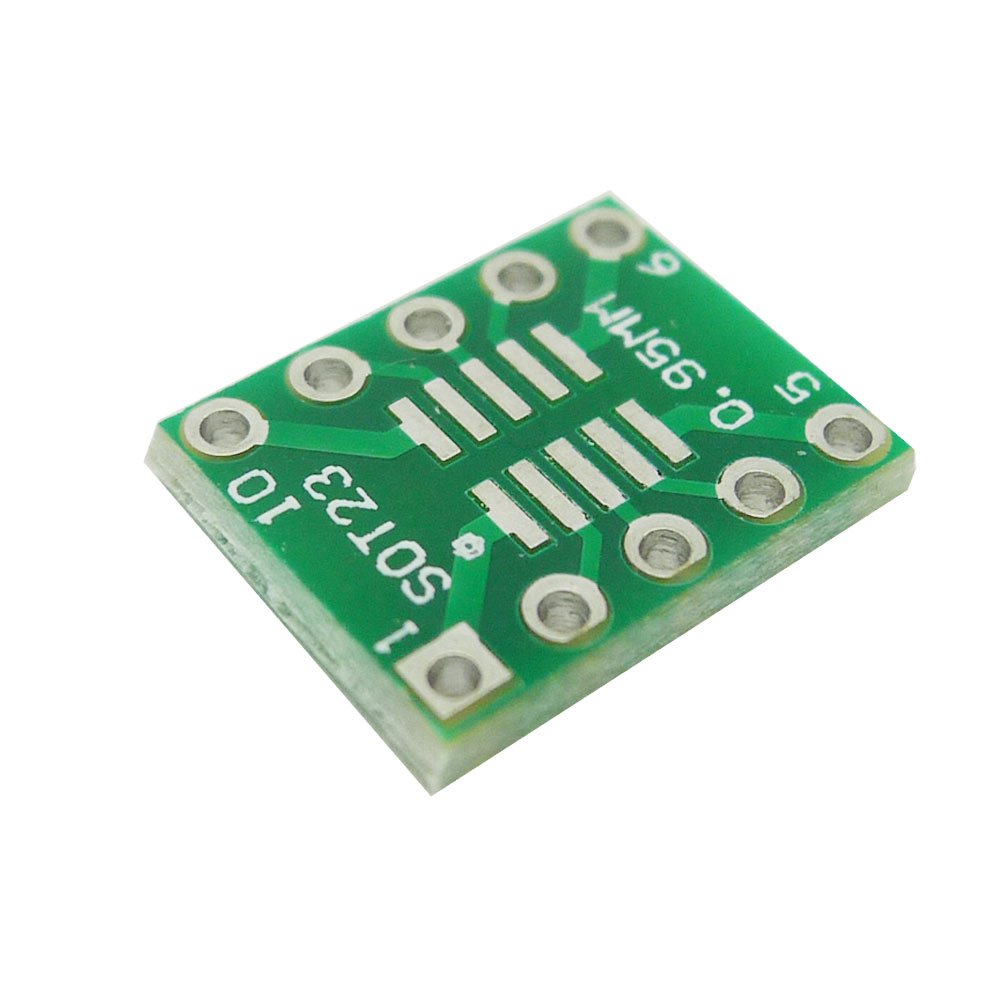 50 Pezzi Adattatore Piastra SOT23 MSOP 10 UMAX Turn Dip 10 Piastra di Adattamento 0,5mm 0,95mm Pitch